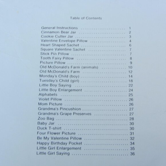 sweet dreams needlepoint & cross stitch vintage 1980 (CL341) - Picture 7 of 8